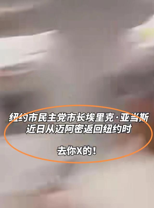 闹大了！曝纽约市长被痛批：美女张嘴爆粗口！网友：女子恐有麻烦