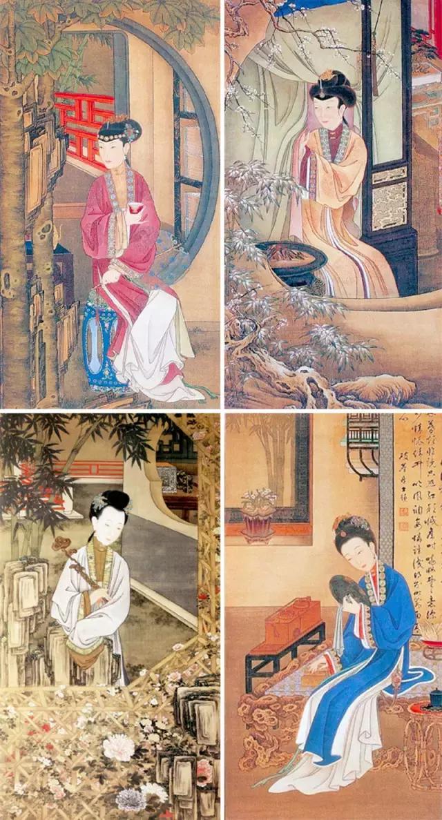 名画欣赏：藏在世界各地的中国古代仕女图