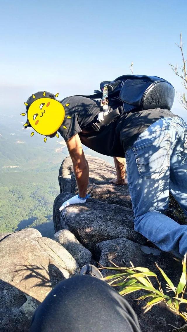 大片！钦州美女摩友三登王岗山！前两次失望而归，这次终于登顶