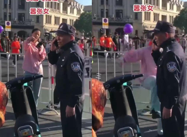 掐腰怒踢民警裆部的小仙女被刑拘，女子后悔：以为这位大叔是保安