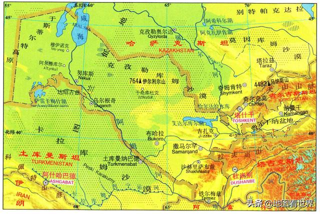 国家趣谈46：资源丰富、美女如云，曾为我国领土的中亚如今怎样？