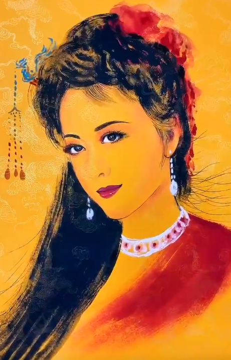 奇葩画家：河南大叔用“嘴”画美女，用“扫把”画出甄嬛走红