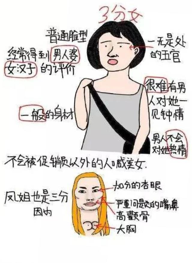 美女打分标准，你打几分？