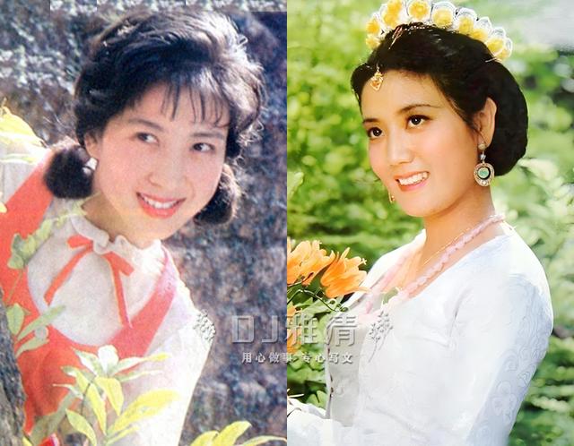 李秀明和吴海燕 两大美女70年代双星争辉 但把她们放一起看 差距真大