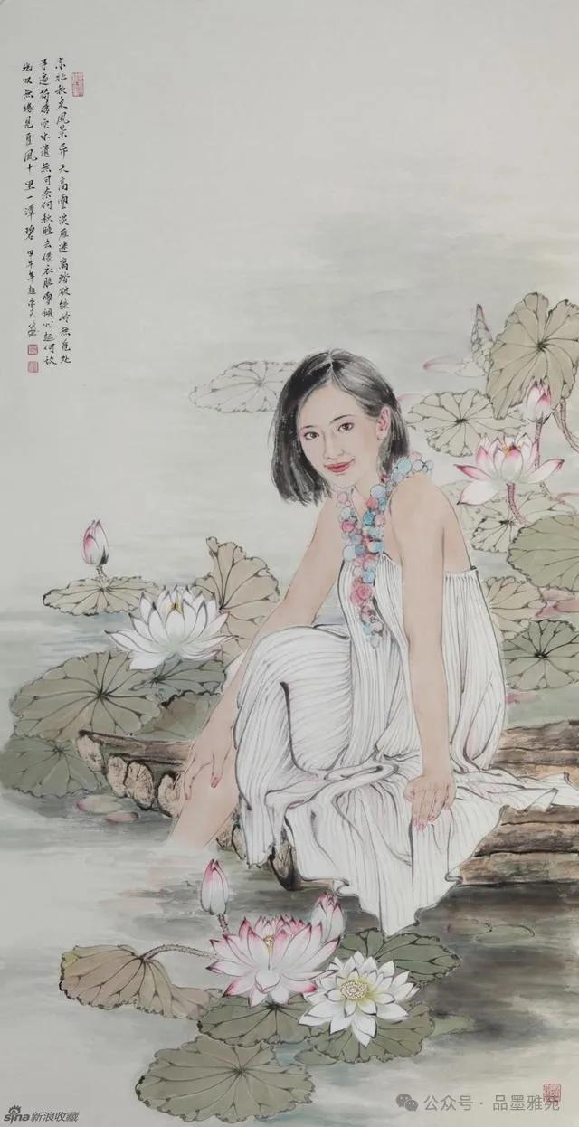 画家赵永夫现代写意女性人物作品欣赏（四）美女天成，芳华青春