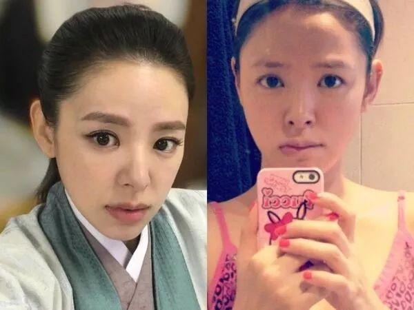 盘点TVB20位花旦素颜照 没有完美妆容后谁更漂亮？