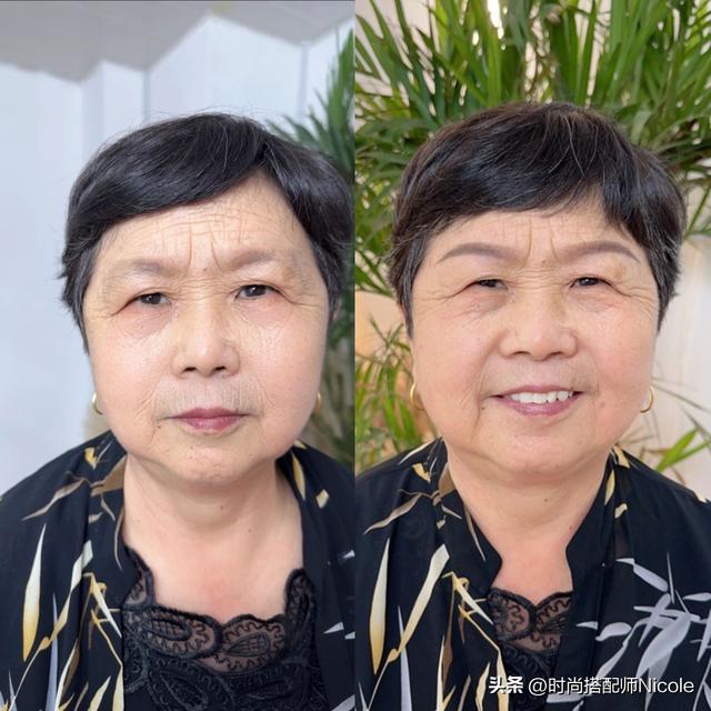 为什么一直建议50+女人“画眉毛”？看看这4张对比图，差距真大