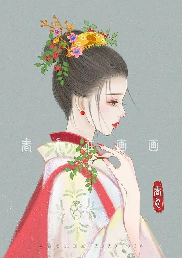 画师将十二生肖画成，“龙”是冰山美人，而“马”最独特