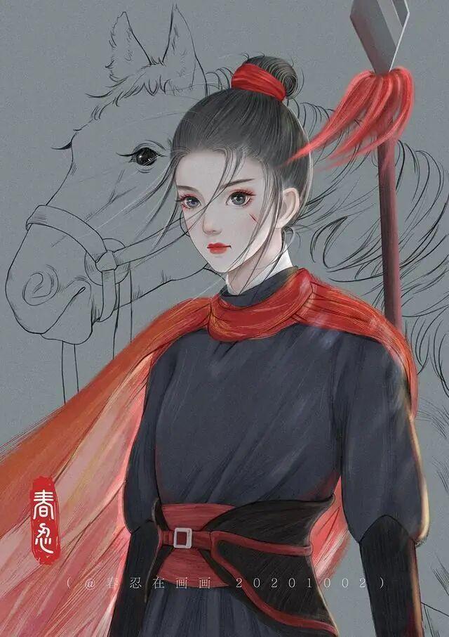 画师将十二生肖画成，“龙”是冰山美人，而“马”最独特