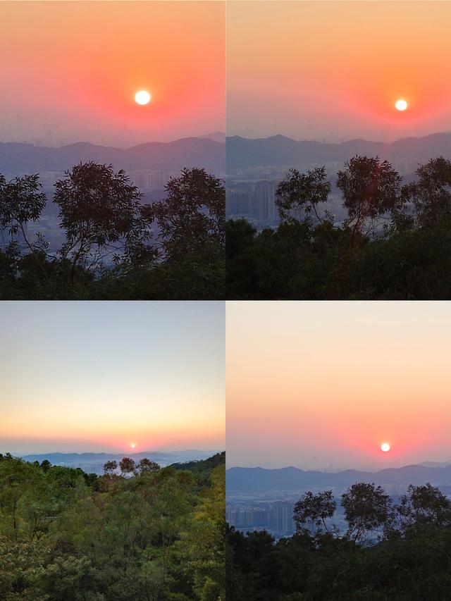 秋日登山赶日落攻略-藏在广州增城南香山山顶的城市观景台