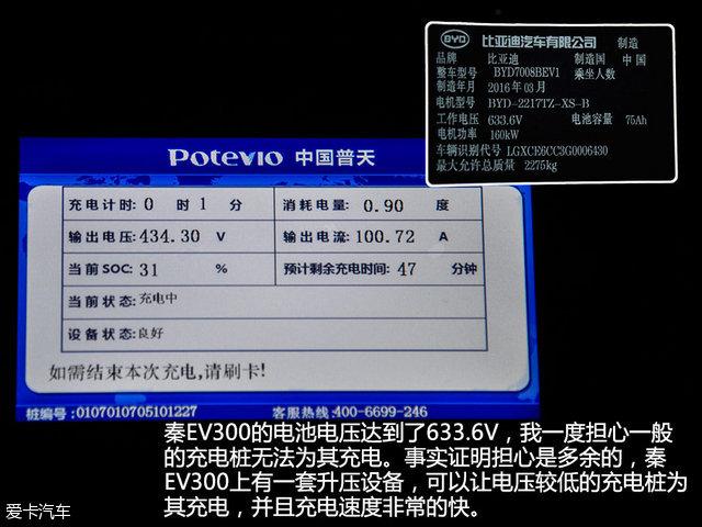极限续航里程360km 试驾比亚迪秦EV300