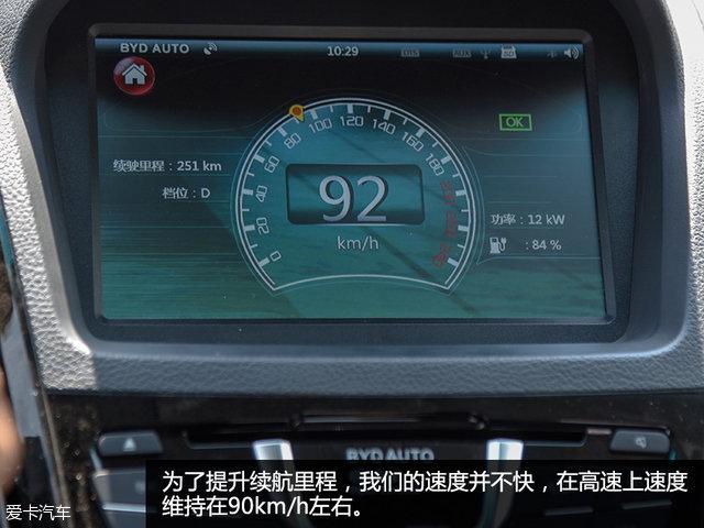 极限续航里程360km 试驾比亚迪秦EV300