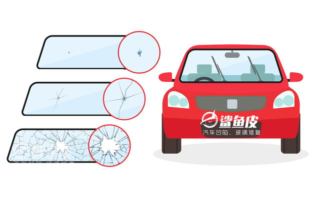 汽车玻璃裂了什么情况才应该修复或更换？具体分析